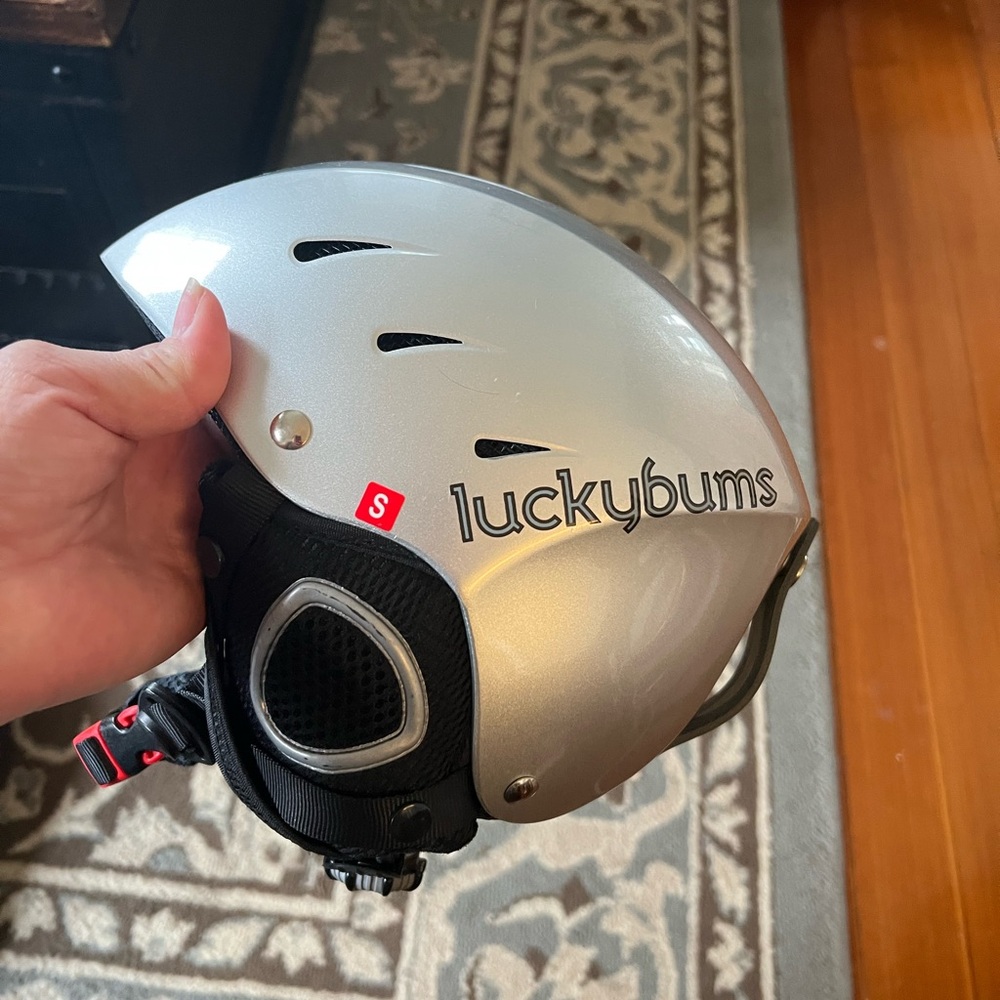 Luckybums ski snowboarding Silver Kids Helmet youth S
